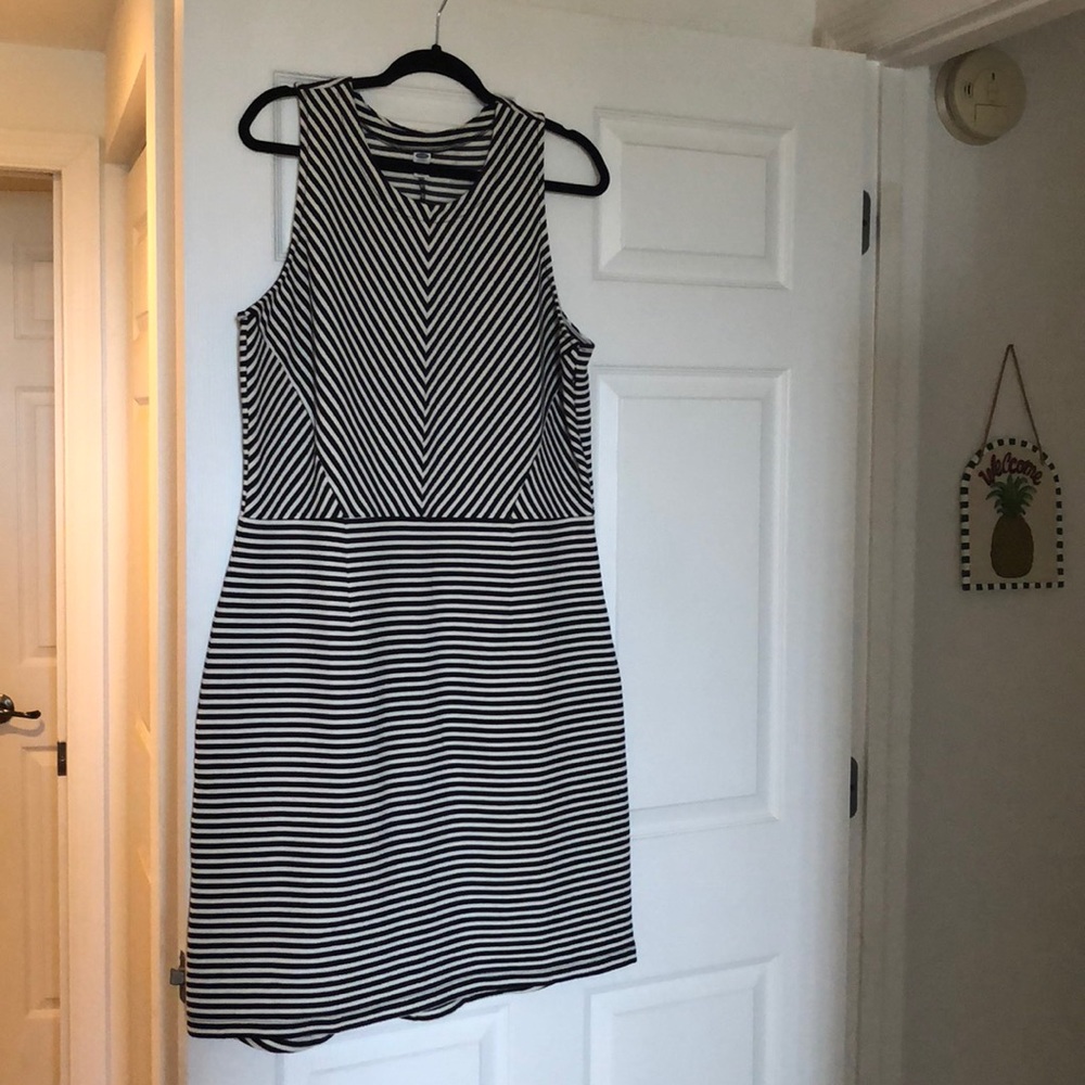 Old Navy Striped Work Dress